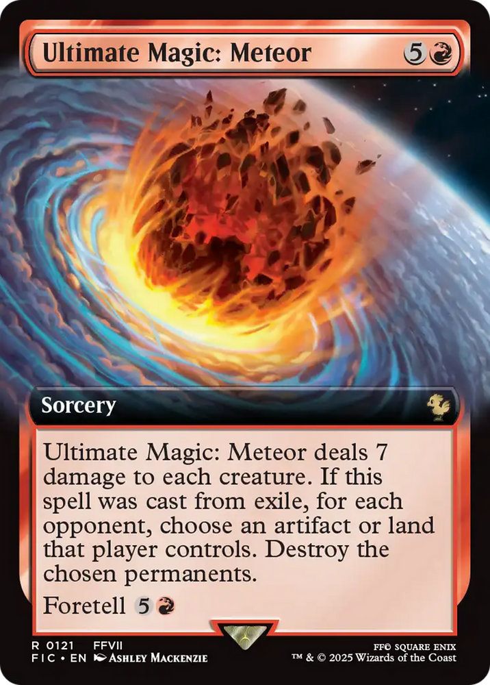Ultimate Magic: Meteor (Extended Art) [FINAL FANTASY Commander] Magic: The Gathering