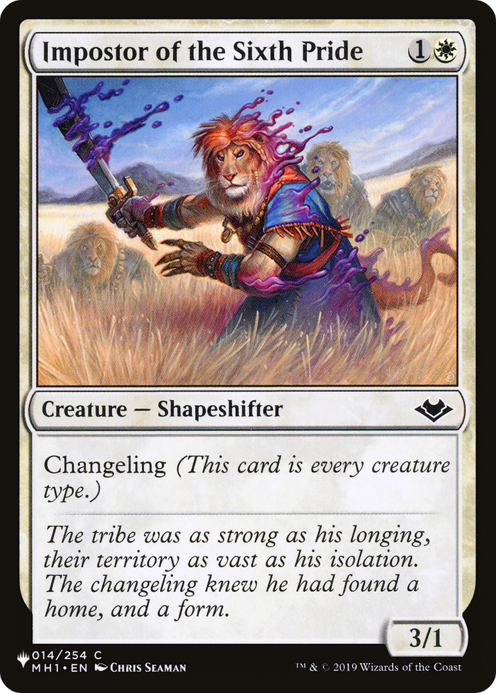Impostor of the Sixth Pride [The List] Magic: The Gathering