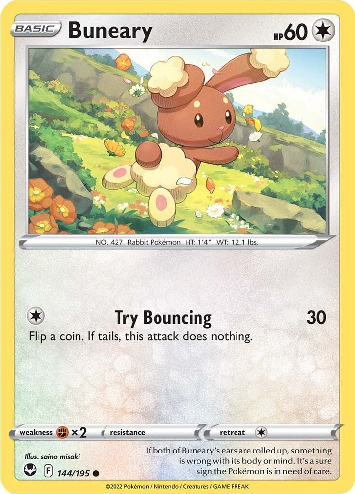 Buneary (144/195) [Sword & Shield: Silver Tempest] Pokémon