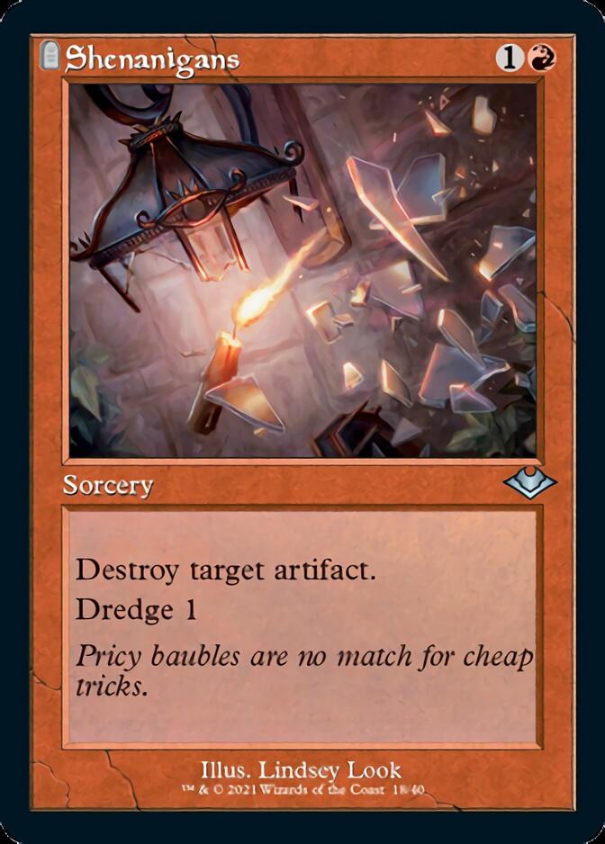 Shenanigans (Retro Foil Etched) [Modern Horizons] Magic: The Gathering