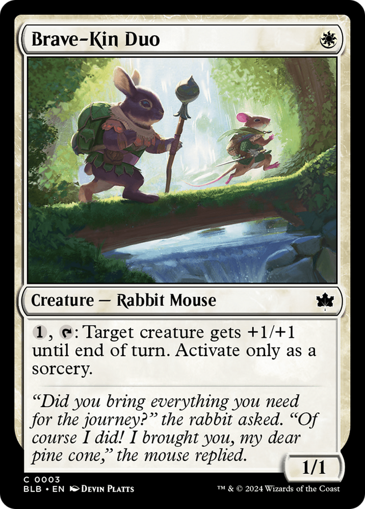 Brave-Kin Duo [Bloomburrow] Magic: The Gathering