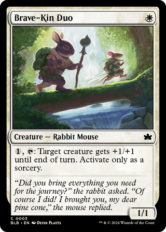 Brave-Kin Duo [Bloomburrow] Magic: The Gathering