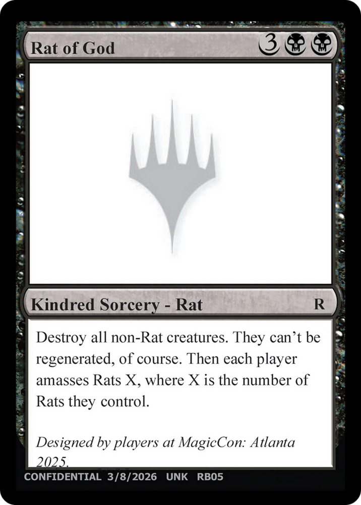 Rat of God [Unknown Event] Magic: The Gathering