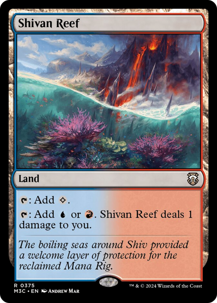 Shivan Reef [Modern Horizons 3 Commander] Magic: The Gathering
