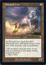 Diamond Lion (Retro Foil Etched) [Modern Horizons 2] Magic: The Gathering