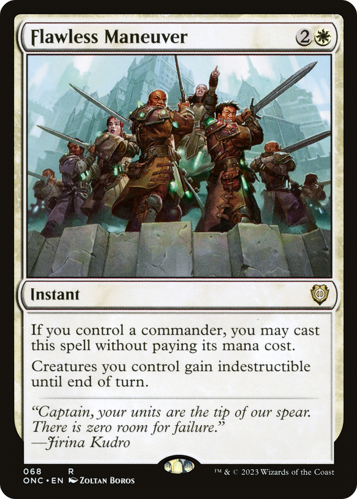 Flawless Maneuver [Phyrexia: All Will Be One Commander] Magic: The Gathering