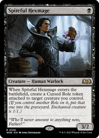 Spiteful Hexmage [Wilds of Eldraine] Magic: The Gathering
