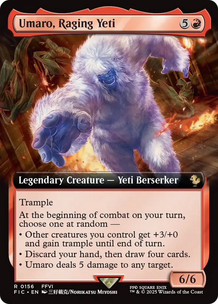 Umaro, Raging Yeti (Extended Art) [FINAL FANTASY Commander] Magic: The Gathering
