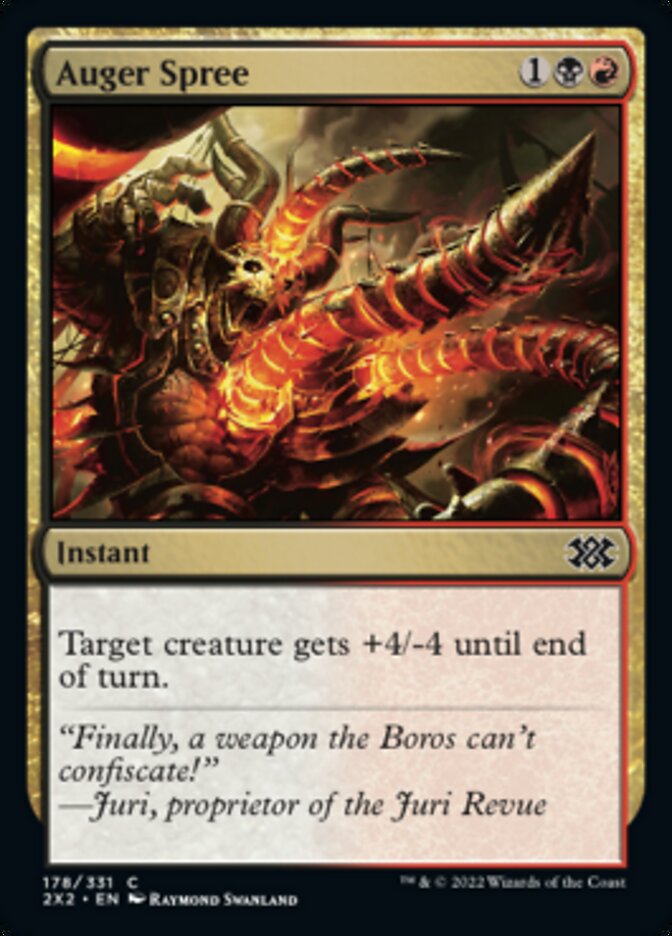 Auger Spree [Double Masters 2022] Magic: The Gathering