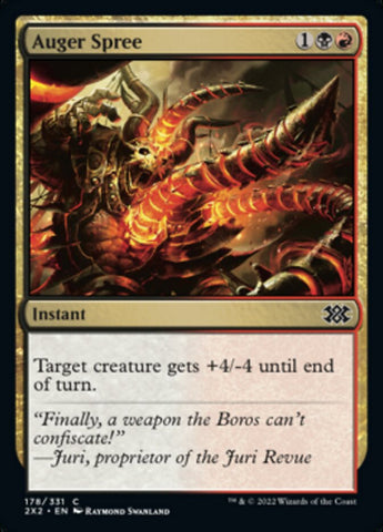 Auger Spree [Double Masters 2022] Magic: The Gathering