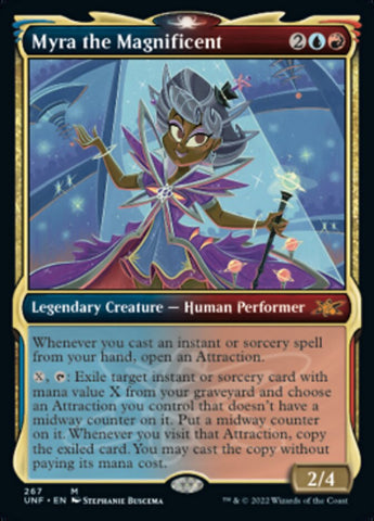 Myra the Magnificent (Showcase) [Unfinity] Magic: The Gathering