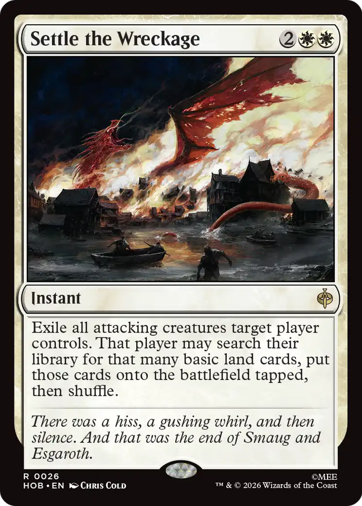 Settle the Wreckage [The Hobbit] Magic: The Gathering