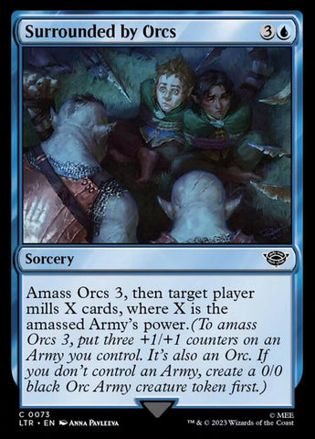 Surrounded by Orcs [The Lord of the Rings: Tales of Middle-Earth] Magic: The Gathering