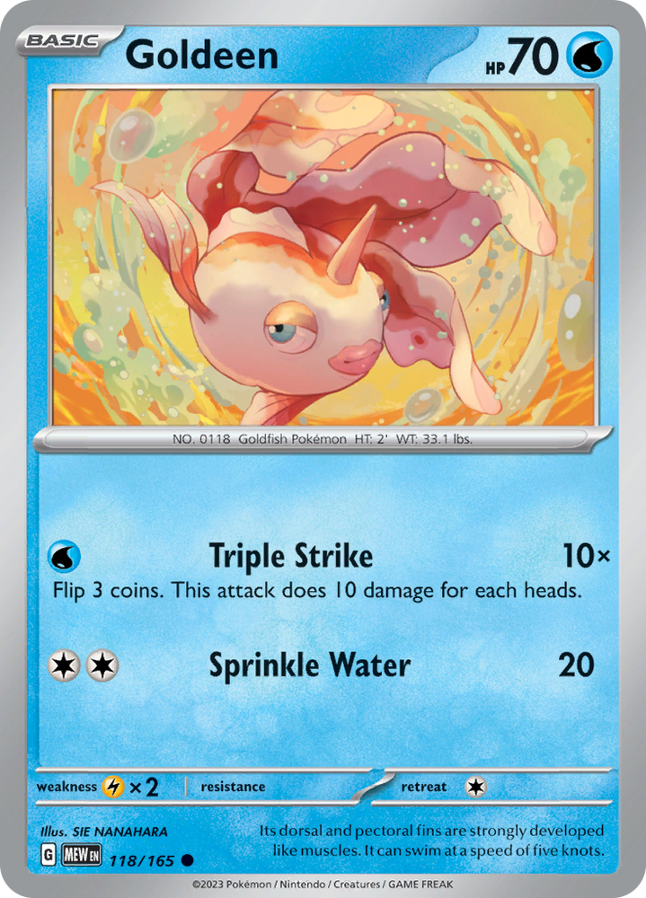 Goldeen (118/165) [Scarlet & Violet 151] Pokémon