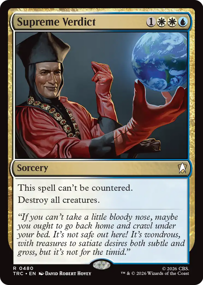 Supreme Verdict (Surge Foil) [Star Trek Commander] Magic: The Gathering