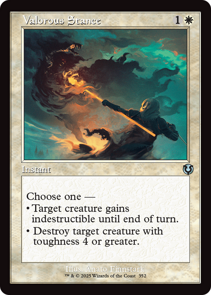 Valorous Stance (Retro Frame) [Innistrad Remastered] Magic: The Gathering