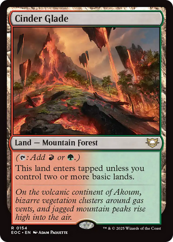 Cinder Glade [Edge of Eternities Commander] Magic: The Gathering