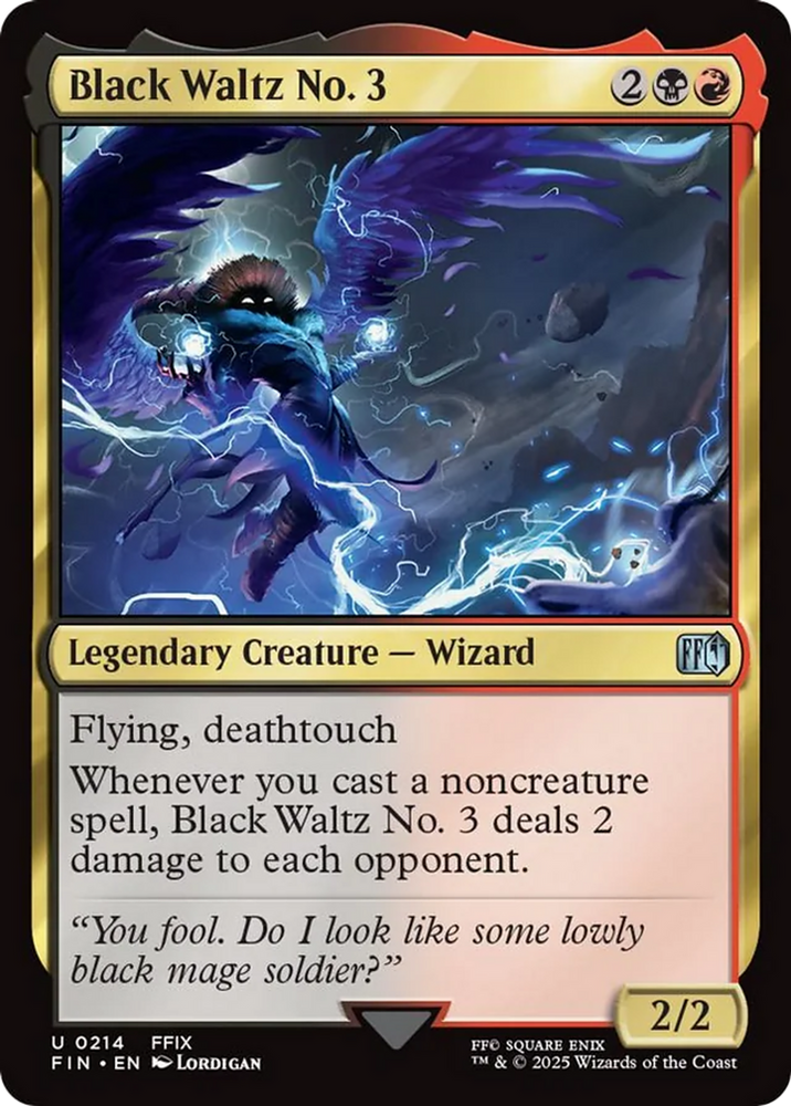 Black Waltz No. 3 [FINAL FANTASY] Magic: The Gathering