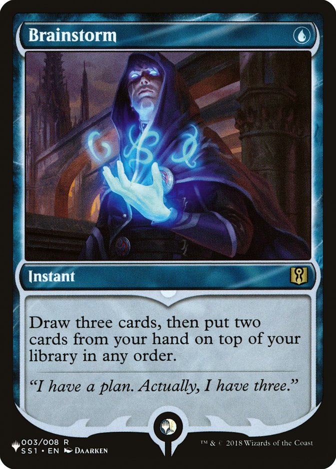 Brainstorm [The List] Magic: The Gathering