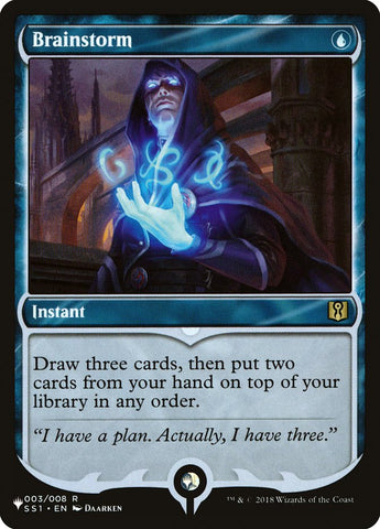 Brainstorm [The List] Magic: The Gathering