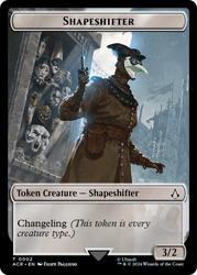 Assassin // Shapeshifter Double-Sided Token [Assassin's Creed Tokens] Magic: The Gathering