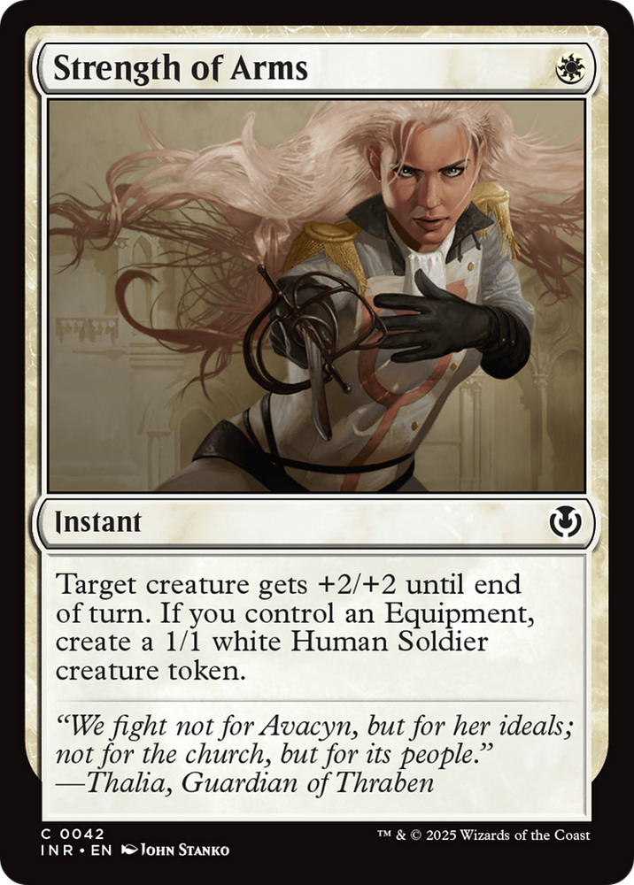 Strength of Arms [Innistrad Remastered] Magic: The Gathering