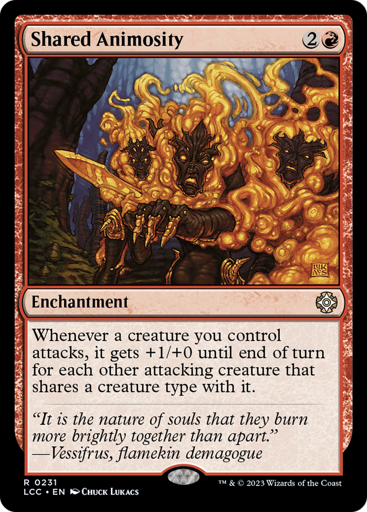 Shared Animosity [The Lost Caverns of Ixalan Commander] Magic: The Gathering