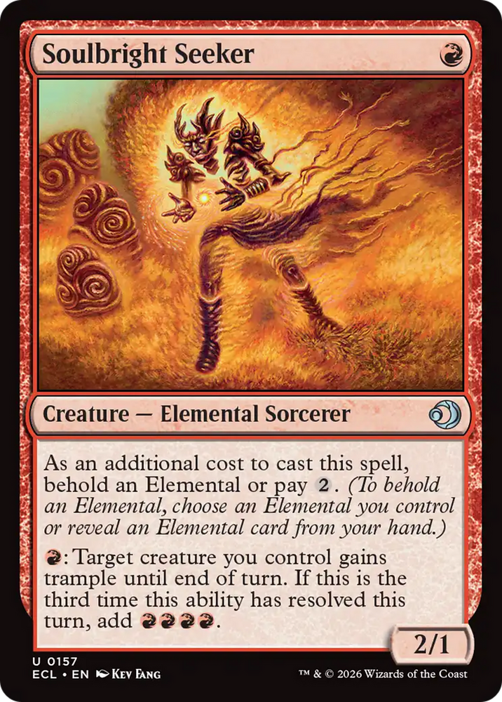 Soulbright Seeker [Lorwyn Eclipsed] Magic: The Gathering