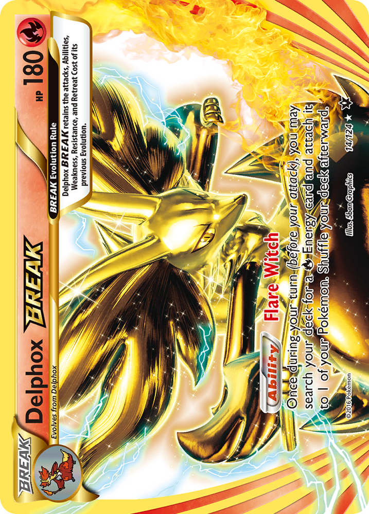 Delphox BREAK (14/124) [XY: Fates Collide] Pokémon