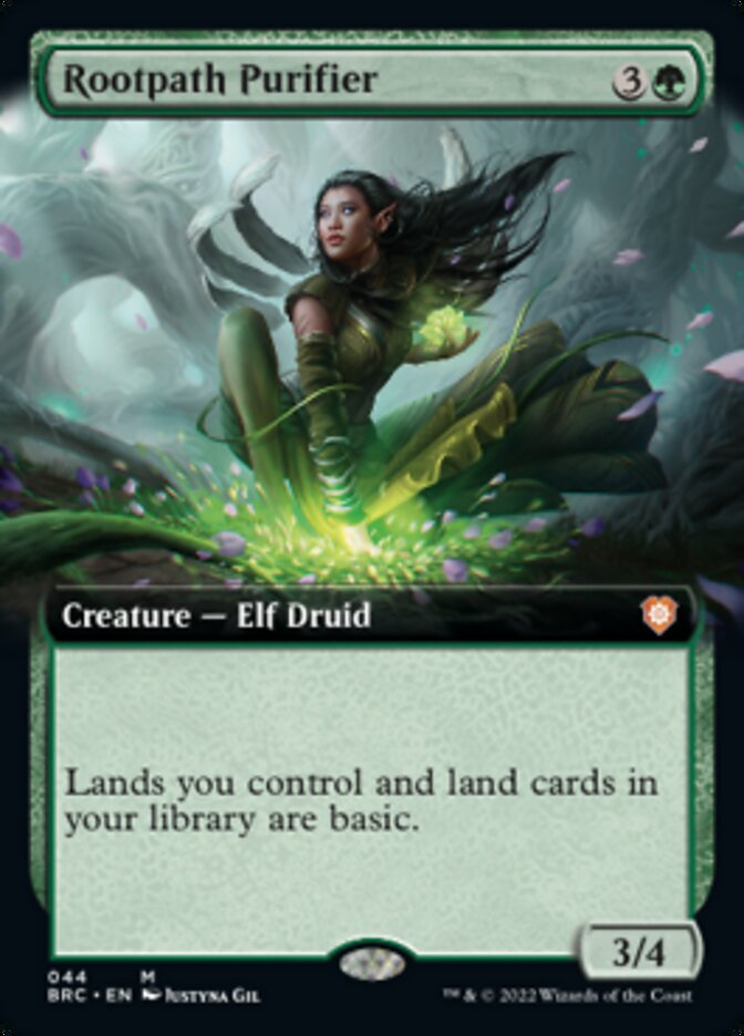 Rootpath Purifier (Extended Art) [The Brothers' War Commander] Magic: The Gathering
