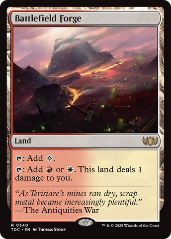 Battlefield Forge [Tarkir: Dragonstorm Commander] Magic: The Gathering