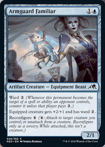 Armguard Familiar [Kamigawa: Neon Dynasty] Magic: The Gathering