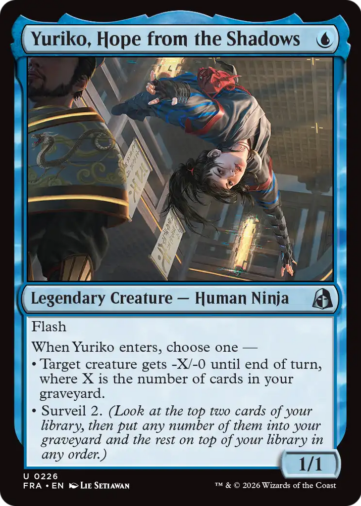 Yuriko, Hope from the Shadows [Reality Fracture] Magic: The Gathering