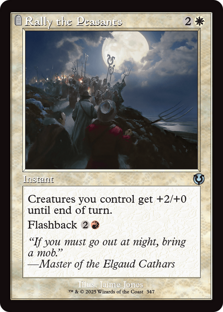 Rally the Peasants (Retro Frame) [Innistrad Remastered] Magic: The Gathering