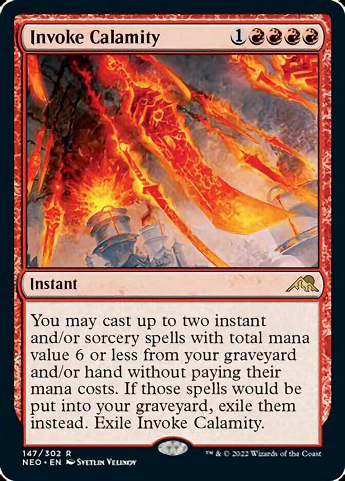 Invoke Calamity [Kamigawa: Neon Dynasty] Magic: The Gathering