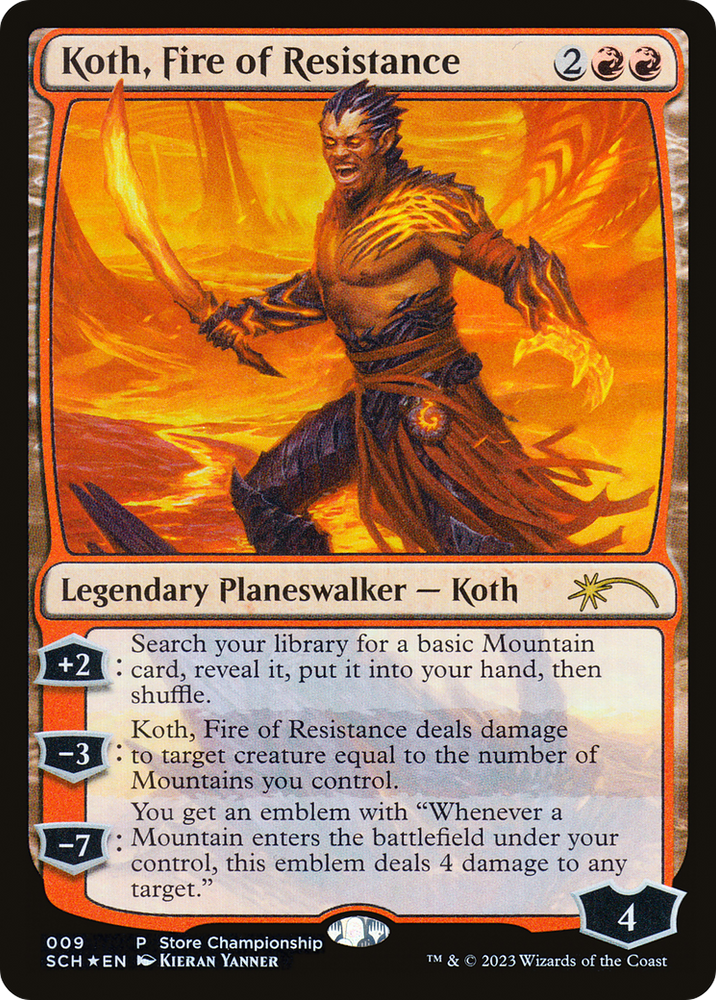 Koth, Fire of Resistance [Store Championships 2023] Magic: The Gathering