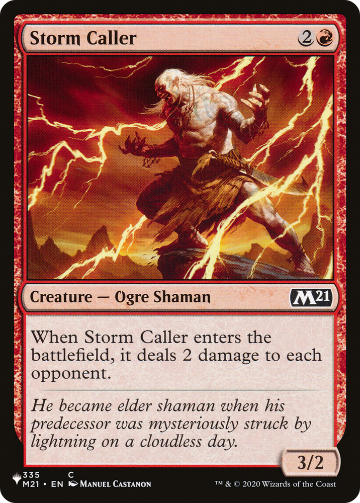 Storm Caller [The List] Magic: The Gathering