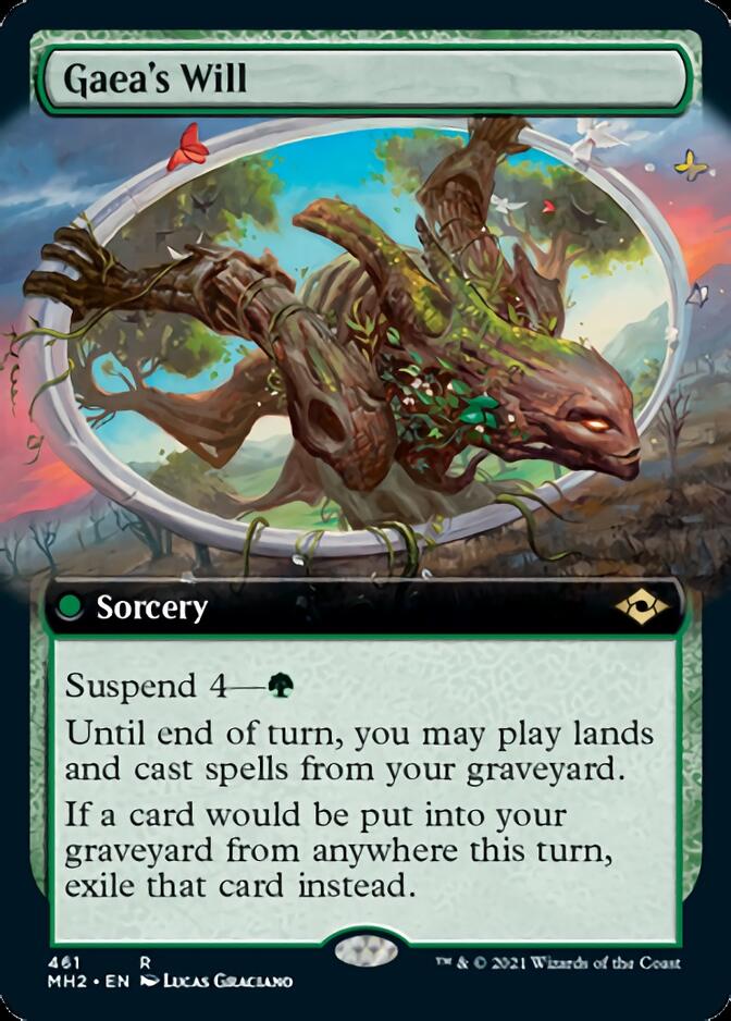 Gaea's Will (Extended Art) [Modern Horizons 2] Magic: The Gathering