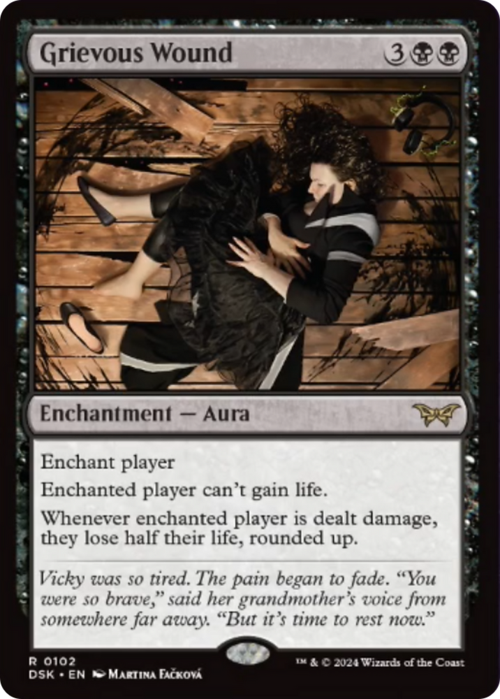 Grievous Wound [Duskmourn: House of Horror] Magic: The Gathering