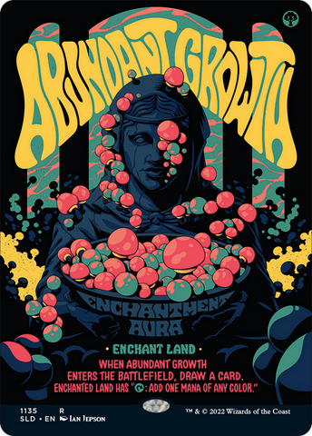 Abundant Growth (Borderless) [Secret Lair Drop Series] Magic: The Gathering