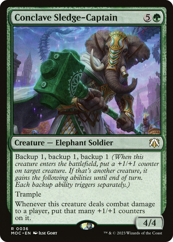 Conclave Sledge-Captain [March of the Machine Commander] Magic: The Gathering
