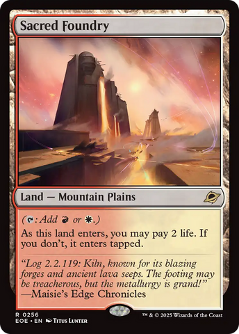 Sacred Foundry [Edge of Eternities] Magic: The Gathering