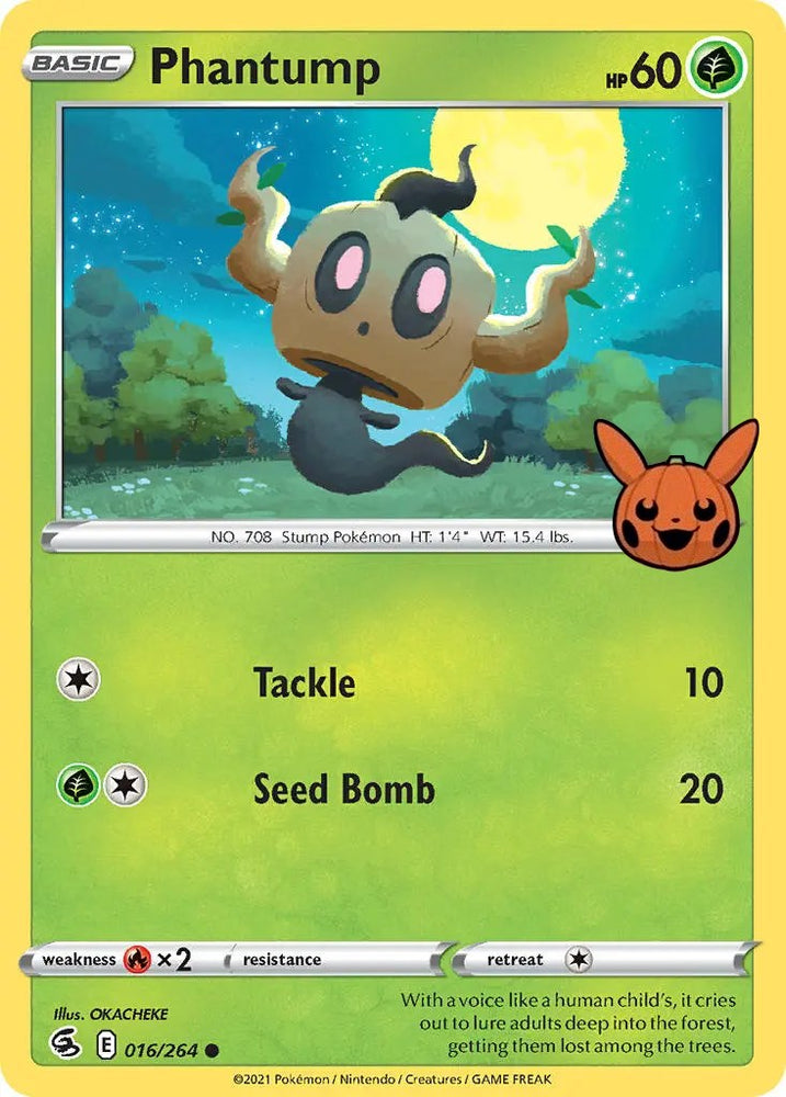 Phantump (016/264) [Trick or Trade] Pokémon