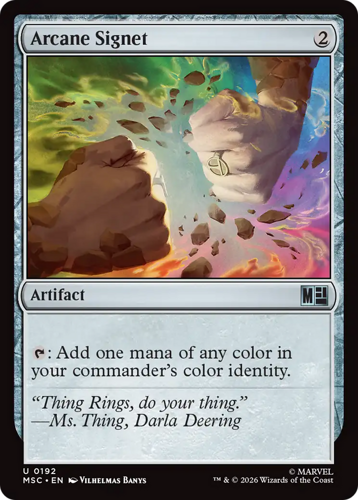 Arcane Signet (0192) [Marvel Super Heroes Commander] Magic: The Gathering