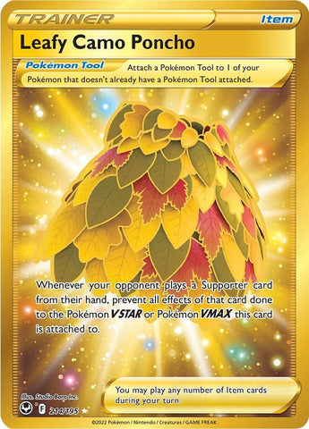 Leafy Camo Poncho (214/195) [Sword & Shield: Silver Tempest] Pokémon