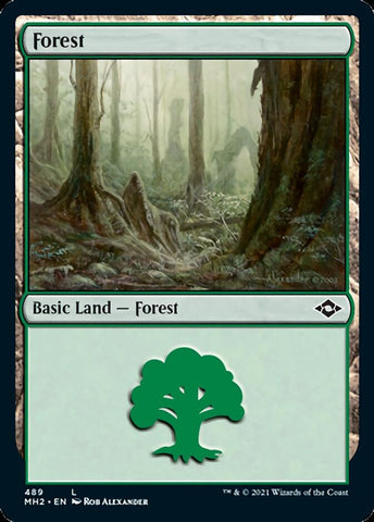 Forest (489) [Modern Horizons 2] Magic: The Gathering