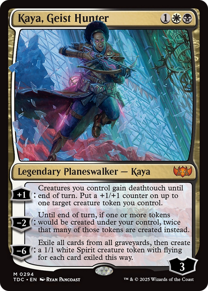 Kaya, Geist Hunter [Tarkir: Dragonstorm Commander] Magic: The Gathering