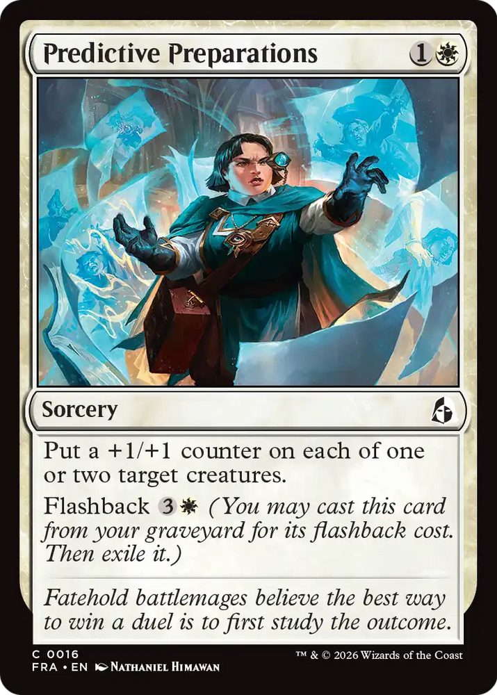 Predictive Preparations [Reality Fracture] Magic: The Gathering