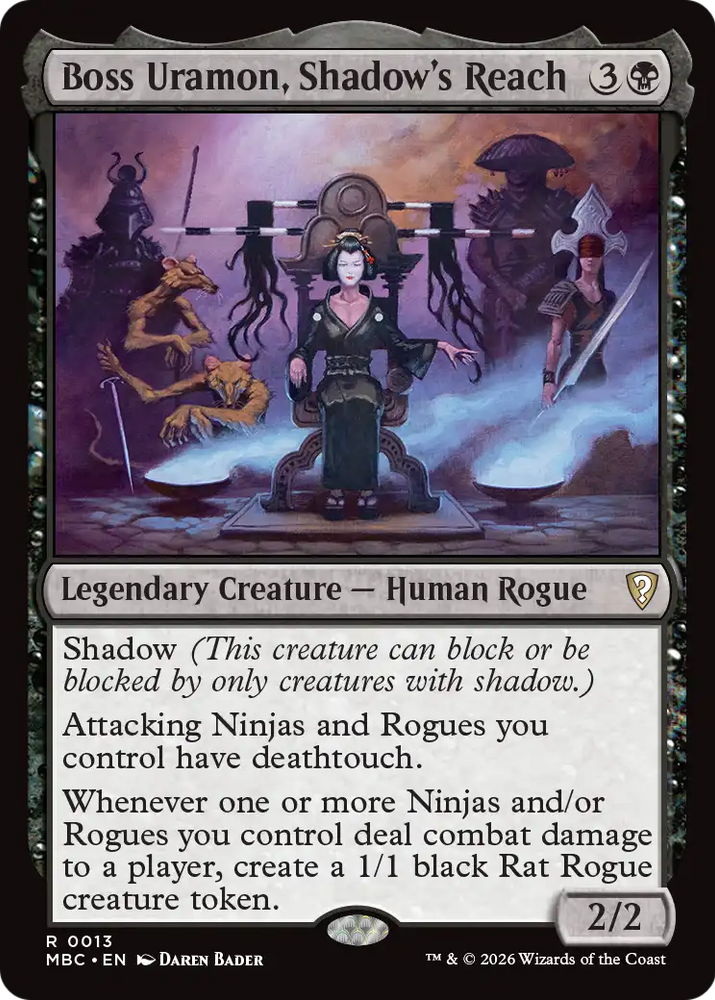 Boss Uramon, Shadow's Reach [Mystery Booster: Commander Edition] Magic: The Gathering