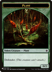 Food // Plant Double-Sided Token [The List] Magic: The Gathering